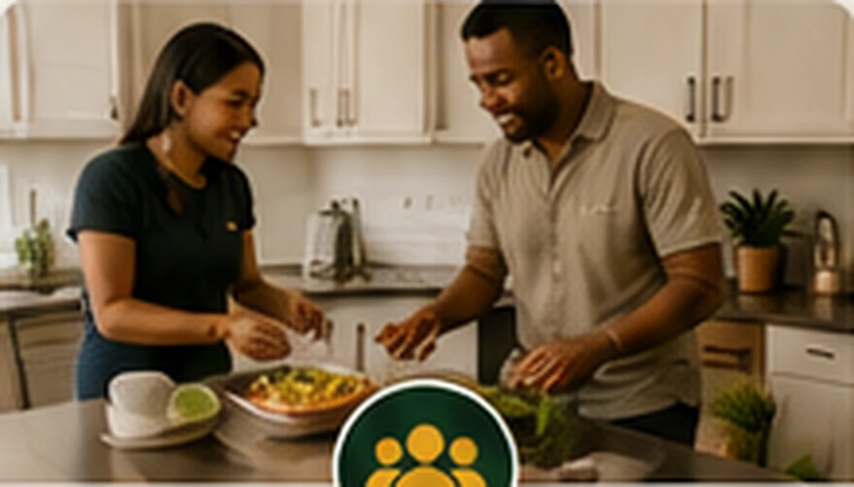 Residents sharing household responsibilities